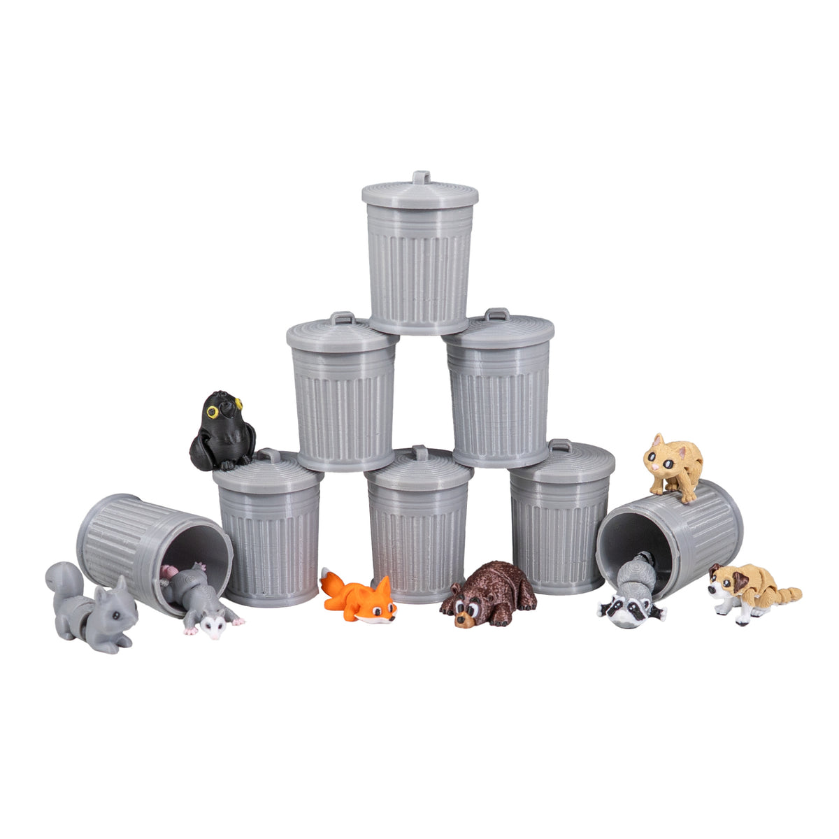 Trash Troop 3D Printed Animals