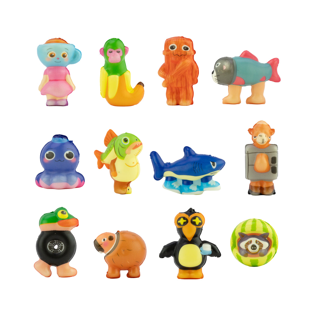 Squishy Brainrot Toy Assortment - 50 per bag