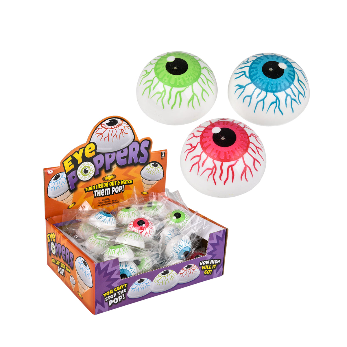 Eyeball Poppers - 48 per Display