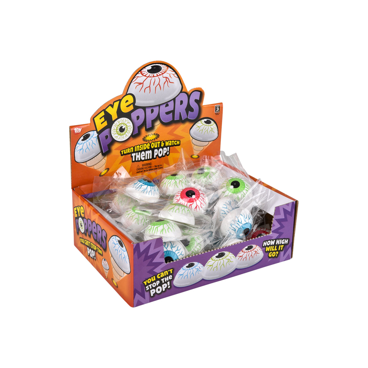 Eyeball Poppers - 48 per Display