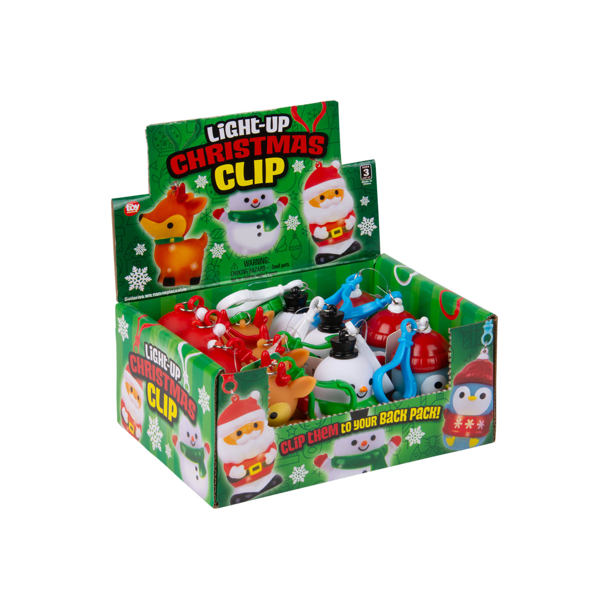 Light Up Christmas Figure Backpack Buddy