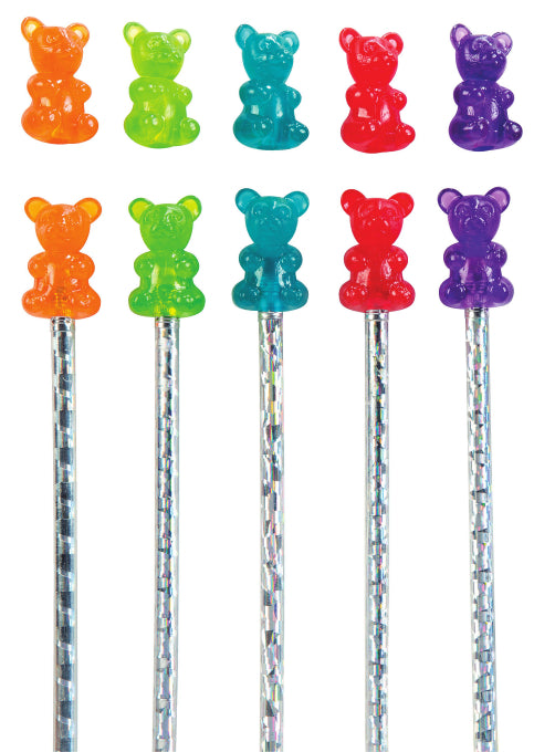 Scented Gummy Bear Pencil Toppers