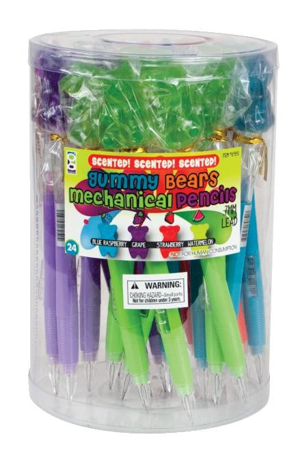 Scented Gummy Bear .7mm Mechanical Pencils