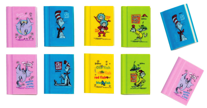 Dr. Seuss Book Erasers