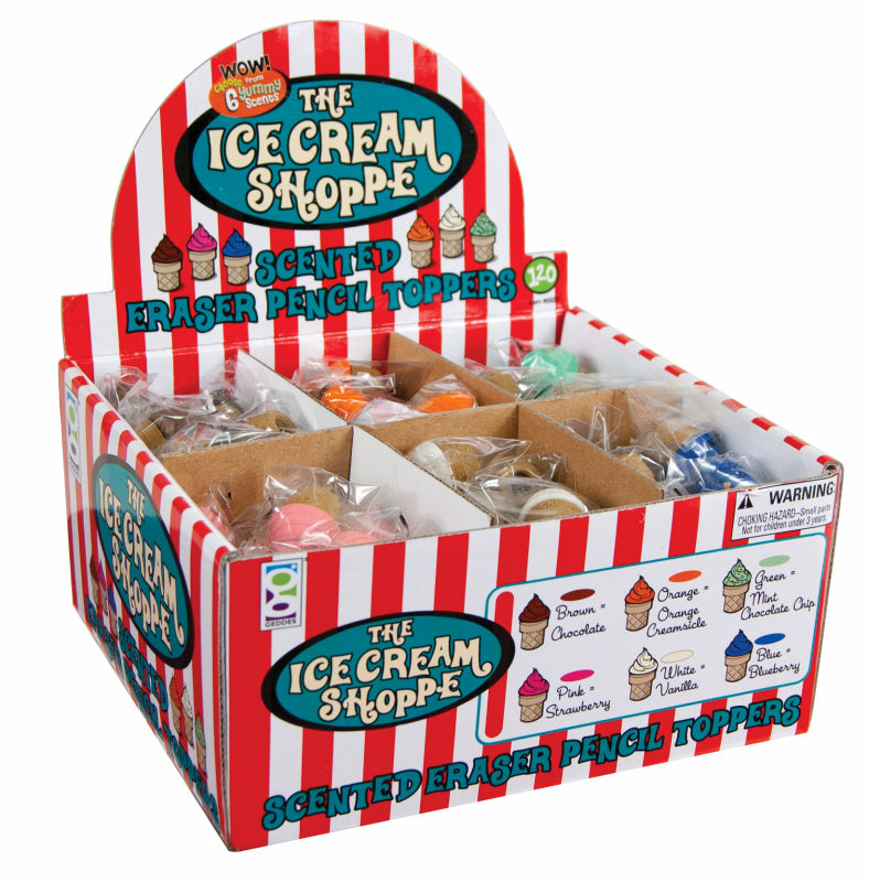 Ice Cream Shoppe Eraser Toppers