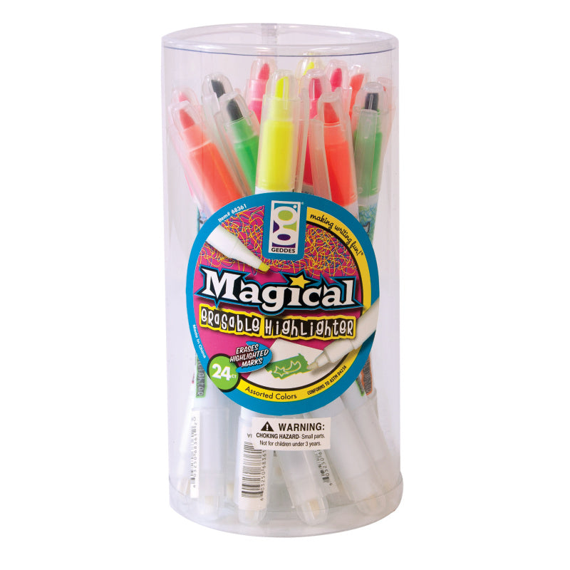 Magical Erasable Highlighters GEDDES Highlighters