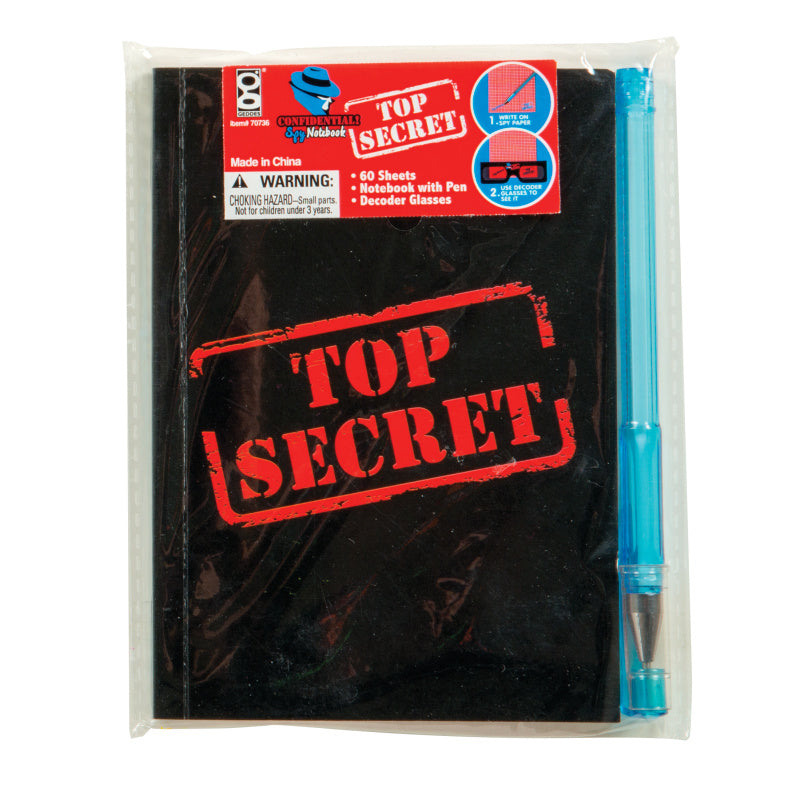 Top Secret Confidential Spy Notebooks