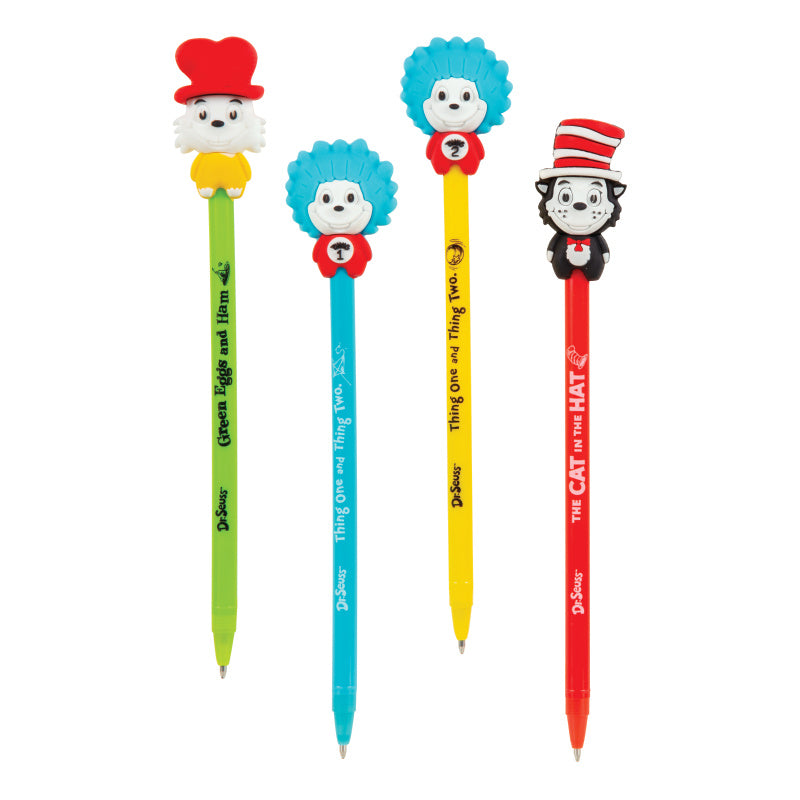 Grinch 6 Color Pens With Stamper