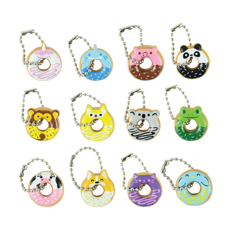 I Love Donuts: Animals Key Chain Necklace Assortment