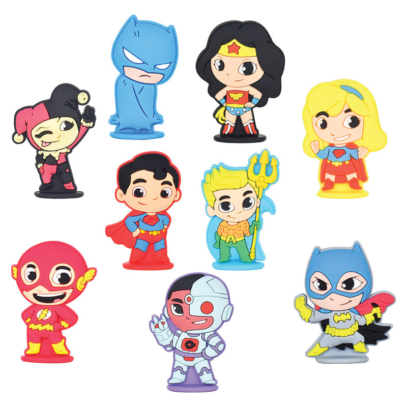 DC Super Friends Soft PVC 2D Figures