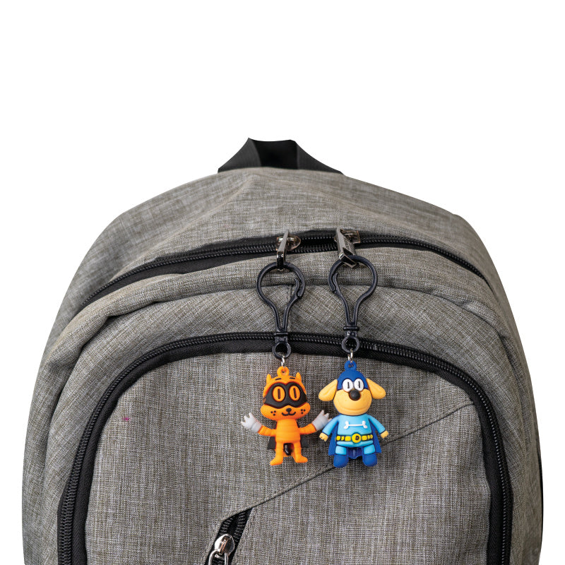 Dog Man Backpack Clip GEDDES School Supplies
