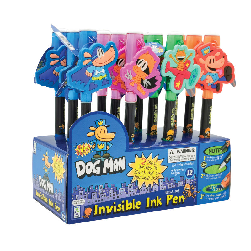 Dog Man Invisible Ink Pen
